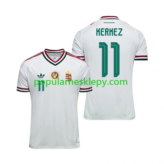 Koszulka Krótka Męska Reprezentacji Węgier Drugi strój Milos Kerkez 11 World Cup 2026 Koszulka Krótka Męska Reprezentacji Węgier Drugi strój Milos Kerkez 11 World Cup 2026