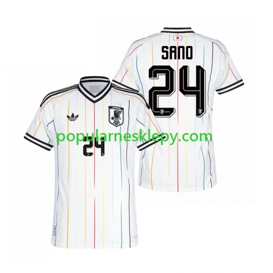 Koszulka Krótka Męska Reprezentacji Japonii Drugi strój Kaishu Sano 24 World Cup 2026 Koszulka Krótka Męska Reprezentacji Japonii Drugi strój Kaishu Sano 24 World Cup 2026