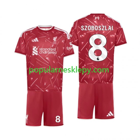 Koszulka Krótka dla Dzieci Liverpool Pierwszy strój Dominik Szoboszlai 8 2026-2027 Koszulka Krótka dla Dzieci Liverpool Pierwszy strój Dominik Szoboszlai 8 2026-2027