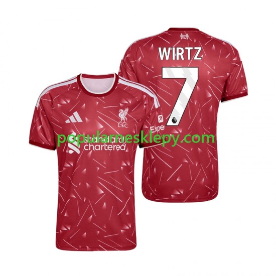 Koszulka Krótka Męska Liverpool Pierwszy strój Florian Wirtz 7 2026-2027