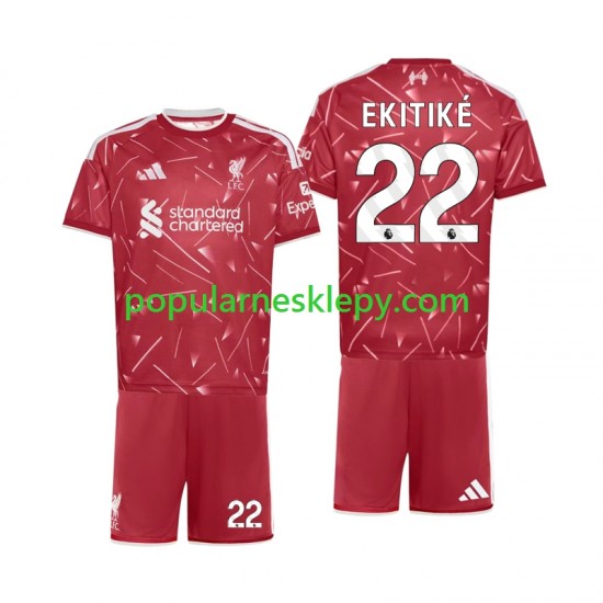 Koszulka Krótka dla Dzieci Liverpool Pierwszy strój Hugo Ekitike 22 2026-2027