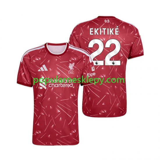 Koszulka Krótka Męska Liverpool Pierwszy strój Hugo Ekitike 22 2026-2027