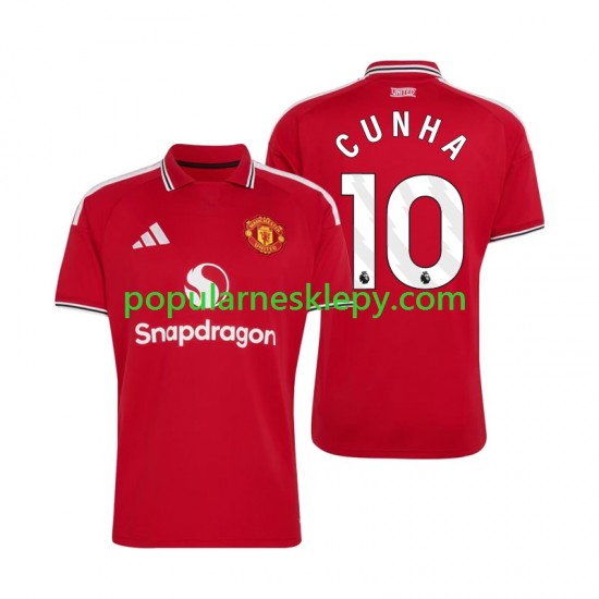 Koszulka Krótka Męska Manchester United Pierwszy strój Matheus Cunha 10 2026-2027 Koszulka Krótka Męska Manchester United Pierwszy strój Matheus Cunha 10 2026-2027