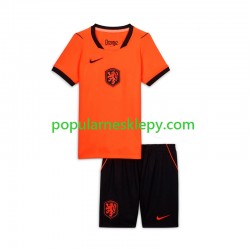 Koszulka Krótka dla Dzieci Reprezentacji Holandii Pierwszy strój World Cup 2026