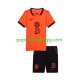 Koszulka Krótka dla Dzieci Reprezentacji Holandii Drugi strój Frenkie de Jong 21 World Cup 2026