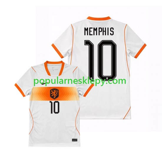 Koszulka Krótka Męska Reprezentacji Holandii Drugi strój Memphis Depay 10 World Cup 2026 Koszulka Krótka Męska Reprezentacji Holandii Drugi strój Memphis Depay 10 World Cup 2026