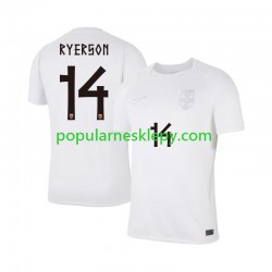 Koszulka Krótka Męska Reprezentacji Norwegii Trzeci strój Julian Ryerson 14 World Cup 2026
