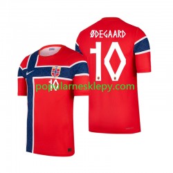 Koszulka Krótka Męska Reprezentacji Norwegii Pierwszy strój Martin Odegaard 10 World Cup 2026