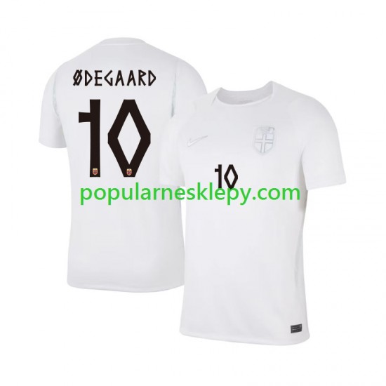Koszulka Krótka Męska Reprezentacji Norwegii Trzeci strój Martin Odegaard 10 World Cup 2026