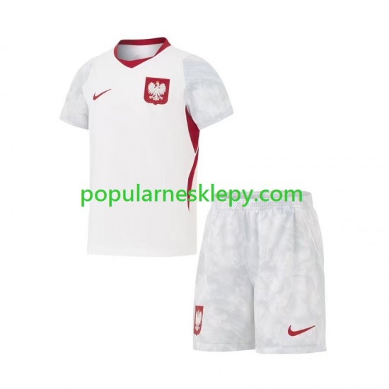 Koszulka Krótka dla Dzieci Reprezentacji Polski Pierwszy strój World Cup 2026