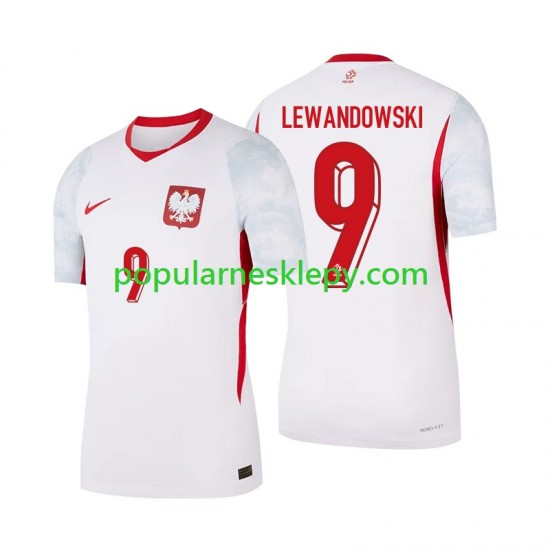 Koszulka Krótka Męska Reprezentacji Polski Pierwszy strój Robert Lewandowski 9 2026