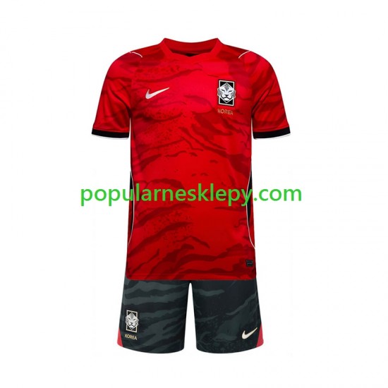 Koszulka Krótka dla Dzieci Reprezentacji Korei Południowej Pierwszy strój World Cup 2026