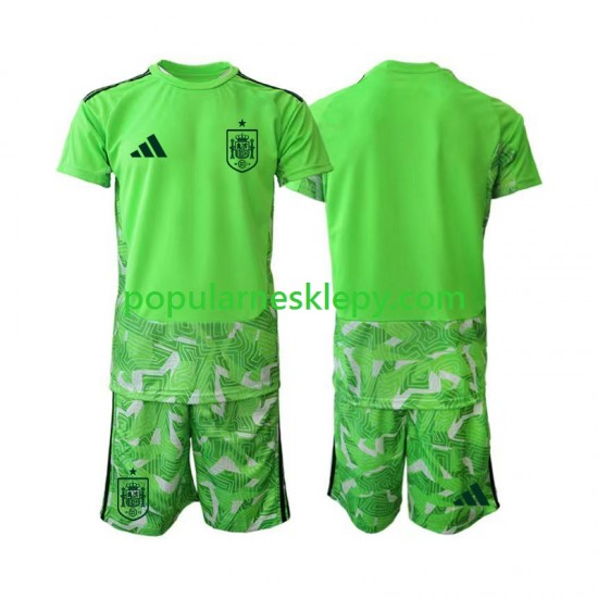 Koszulka Krótka dla Dzieci Bramkarz Reprezentacji Hiszpanii 6th Green color World Cup 2026 Koszulka Krótka dla Dzieci Bramkarz Reprezentacji Hiszpanii 6th Green color World Cup 2026
