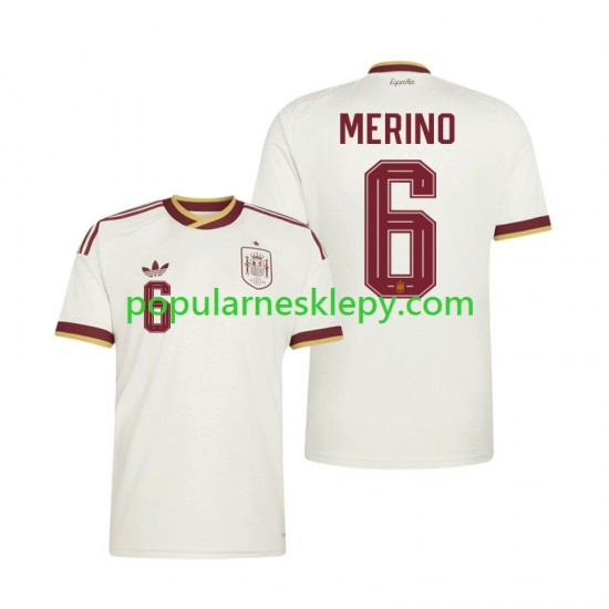 Koszulka Krótka Męska Reprezentacji Hiszpanii Drugi strój Mikel Merino 6 World Cup 2026 Koszulka Krótka Męska Reprezentacji Hiszpanii Drugi strój Mikel Merino 6 World Cup 2026