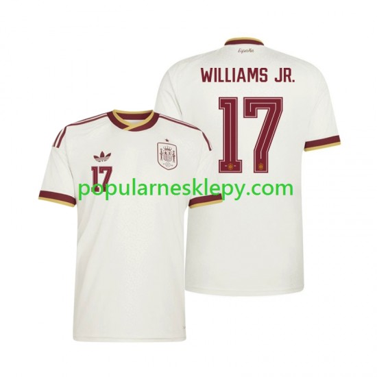 Koszulka Krótka Męska Reprezentacji Hiszpanii Drugi strój Nico Williams 17 World Cup 2026 Koszulka Krótka Męska Reprezentacji Hiszpanii Drugi strój Nico Williams 17 World Cup 2026