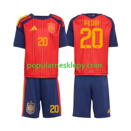 Koszulka Krótka dla Dzieci Reprezentacji Hiszpanii Pierwszy strój Pedri 20 World Cup 2026 Koszulka Krótka dla Dzieci Reprezentacji Hiszpanii Pierwszy strój Pedri 20 World Cup 2026