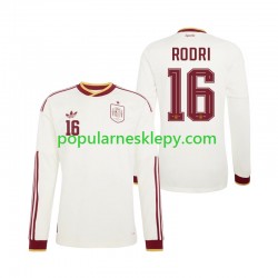 Koszulka Długi Męska Reprezentacji Hiszpanii Drugi strój Rodri 16 World Cup 2026