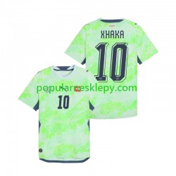 Koszulka Krótka Męska Reprezentacji Szwajcarii Drugi strój Granit Xhaka 10 World Cup 2026