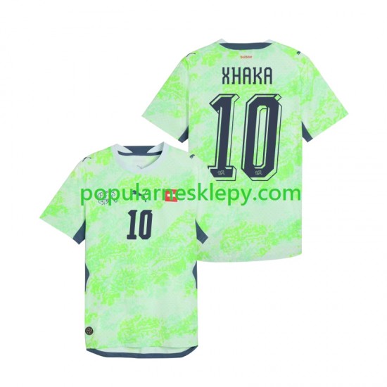 Koszulka Krótka Męska Reprezentacji Szwajcarii Drugi strój Granit Xhaka 10 World Cup 2026 Koszulka Krótka Męska Reprezentacji Szwajcarii Drugi strój Granit Xhaka 10 World Cup 2026