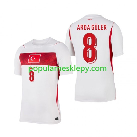 Koszulka Krótka Męska Reprezentacji Turcji Drugi strój Arda Guler 8 World Cup 2026 Koszulka Krótka Męska Reprezentacji Turcji Drugi strój Arda Guler 8 World Cup 2026