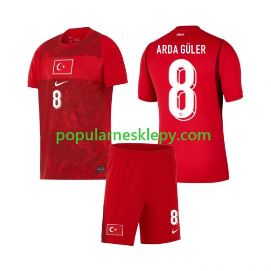 Koszulka Krótka dla Dzieci Reprezentacji Turcji Pierwszy strój Arda Guler 8 World Cup 2026 Koszulka Krótka dla Dzieci Reprezentacji Turcji Pierwszy strój Arda Guler 8 World Cup 2026