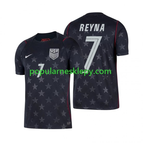 Koszulka Krótka Męska Reprezentacji Stanów Zjednoczonych Drugi strój Giovanni Reyna 7 World Cup 2026