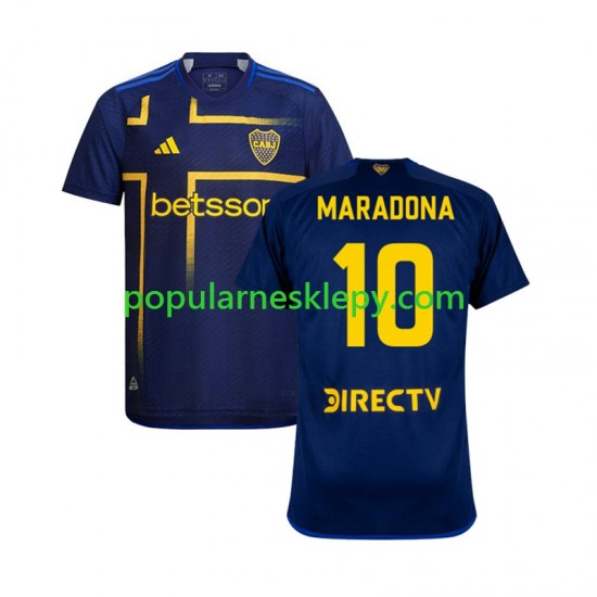 Koszulka Krótka Męska Trzeci strój Boca Juniors MARADONA 10 2024-2025