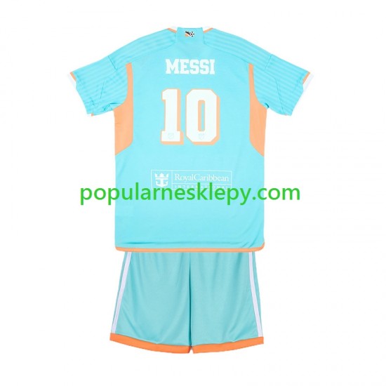 Koszulka Krótka dla Dzieci Inter Miami Trzeci strój Lionel Messi 10 2024-2025