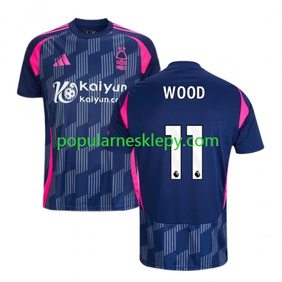 Koszulka Krótka Męska Nottingham Forest Drugi strój Chris Wood 11 2024-2025