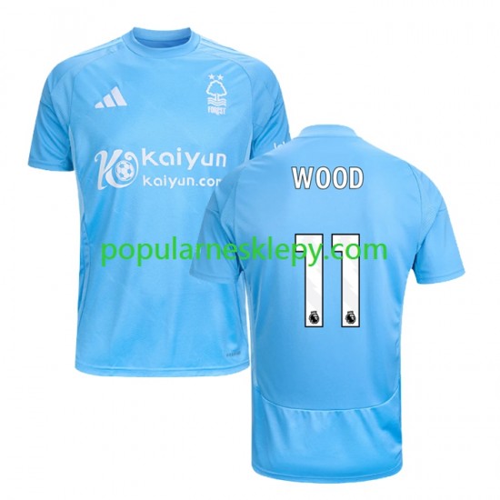 Koszulka Krótka Męska Nottingham Forest Trzeci strój Chris Wood 11 2024-2025