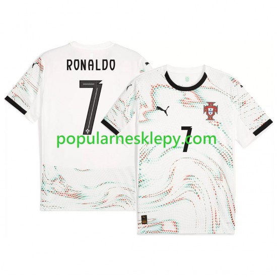 Koszulka Krótka Męska Reprezentacji Portugalii Drugi strój RONALDO 7 2025