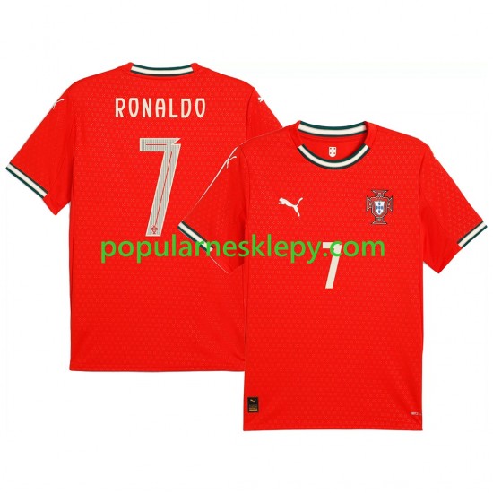 Koszulka Krótka Męska Reprezentacji Portugalii Pierwszy strój RONALDO 7 2025