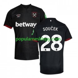 Koszulka Krótka Męska West Ham United Drugi strój SOUCEK 28 2024-2025