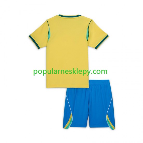 Koszulka Krótka dla Dzieci Reprezentacji Brazylii Pierwszy strój World Cup 2026