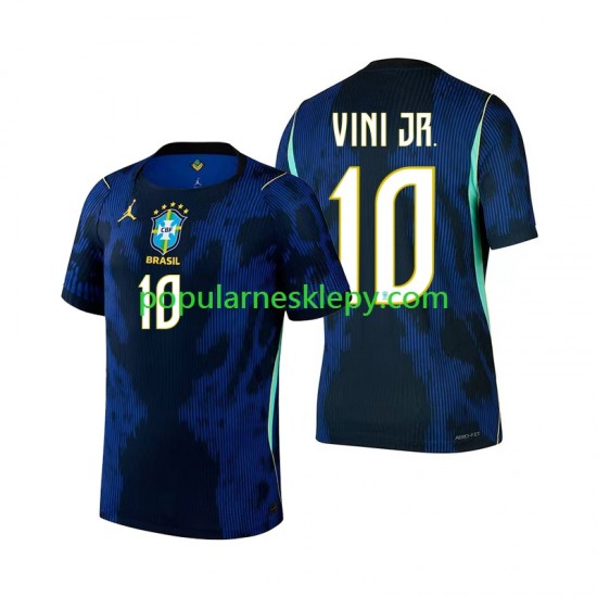 Koszulka Krótka Męska Reprezentacji Brazylii Drugi strój Vinicius Junior 10 World Cup 2026 Koszulka Krótka Męska Reprezentacji Brazylii Drugi strój Vinicius Junior 10 World Cup 2026