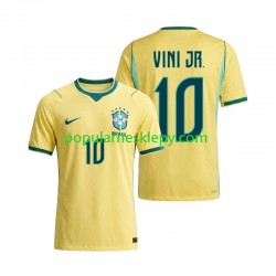 Koszulka Krótka Męska Reprezentacji Brazylii Pierwszy strój Vinicius Junior 10 World Cup 2026