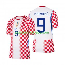 Koszulka Krótka Męska Reprezentacji Chorwacji Pierwszy strój Andrej Kramaric 9 World Cup 2026