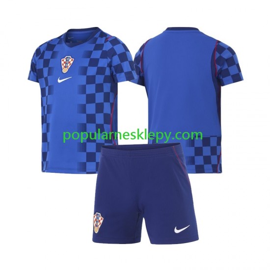 Koszulka Krótka dla Dzieci Reprezentacji Chorwacji Drugi strój World Cup 2026