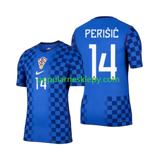 Koszulka Krótka Męska Reprezentacji Chorwacji Drugi strój Ivan Perisic 14 World Cup 2026 Koszulka Krótka Męska Reprezentacji Chorwacji Drugi strój Ivan Perisic 14 World Cup 2026