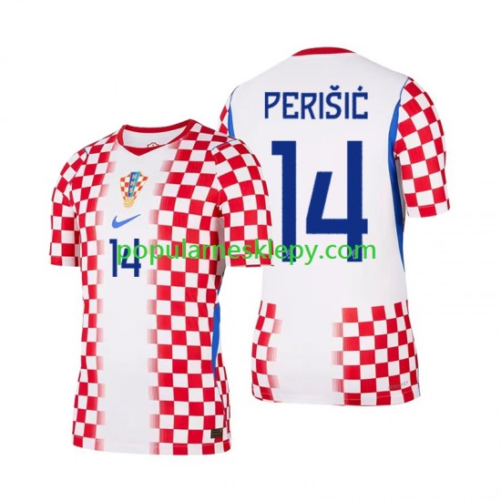 Koszulka Krótka Męska Reprezentacji Chorwacji Pierwszy strój Ivan Perisic 14 World Cup 2026