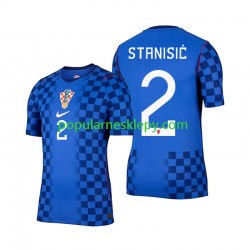 Koszulka Krótka Męska Reprezentacji Chorwacji Drugi strój Josip Stanisic 2 World Cup 2026