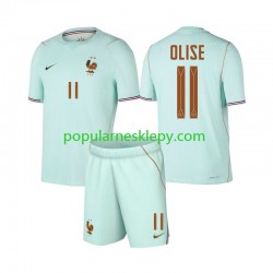 Koszulka Krótka dla Dzieci Reprezentacji Francji Drugi strój Michael Olise 11 World Cup 2026