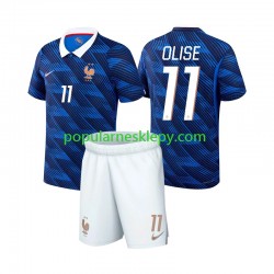 Koszulka Krótka dla Dzieci Reprezentacji Francji Pierwszy strój Michael Olise 11 World Cup 2026