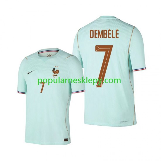 Koszulka Krótka Męska Reprezentacji Francji Drugi strój Ousmane Dembele 7 World Cup 2026 Koszulka Krótka Męska Reprezentacji Francji Drugi strój Ousmane Dembele 7 World Cup 2026