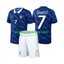 Koszulka Krótka dla Dzieci Reprezentacji Francji Pierwszy strój Ousmane Dembele 7 World Cup 2026