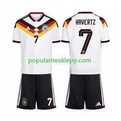 Koszulka Krótka dla Dzieci Reprezentacji Niemiec Pierwszy strój Kai Havertz 7 World Cup 2026