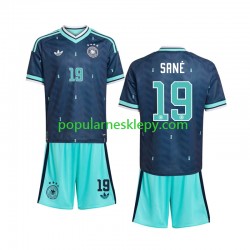 Koszulka Krótka dla Dzieci Reprezentacji Niemiec Drugi strój Leroy Sane 19 World Cup 2026