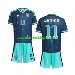 Koszulka Krótka dla Dzieci Reprezentacji Niemiec Drugi strój Nick Woltemade 11 World Cup 2026