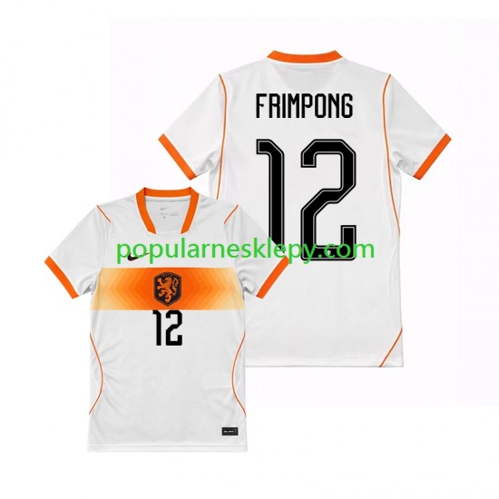 Koszulka Krótka Męska Reprezentacji Holandii Drugi strój Jeremie Frimpong 12 World Cup 2026