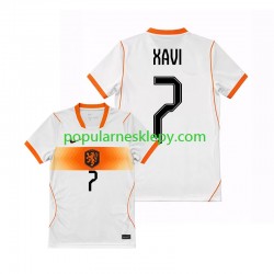 Koszulka Krótka Męska Reprezentacji Holandii Drugi strój Xavi Simons 7 World Cup 2026